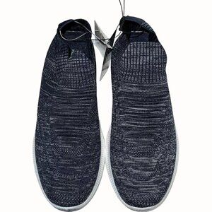 Members Only Light Weight Breathable Sneakers Navy Mens 11 Knit Slip On NEW